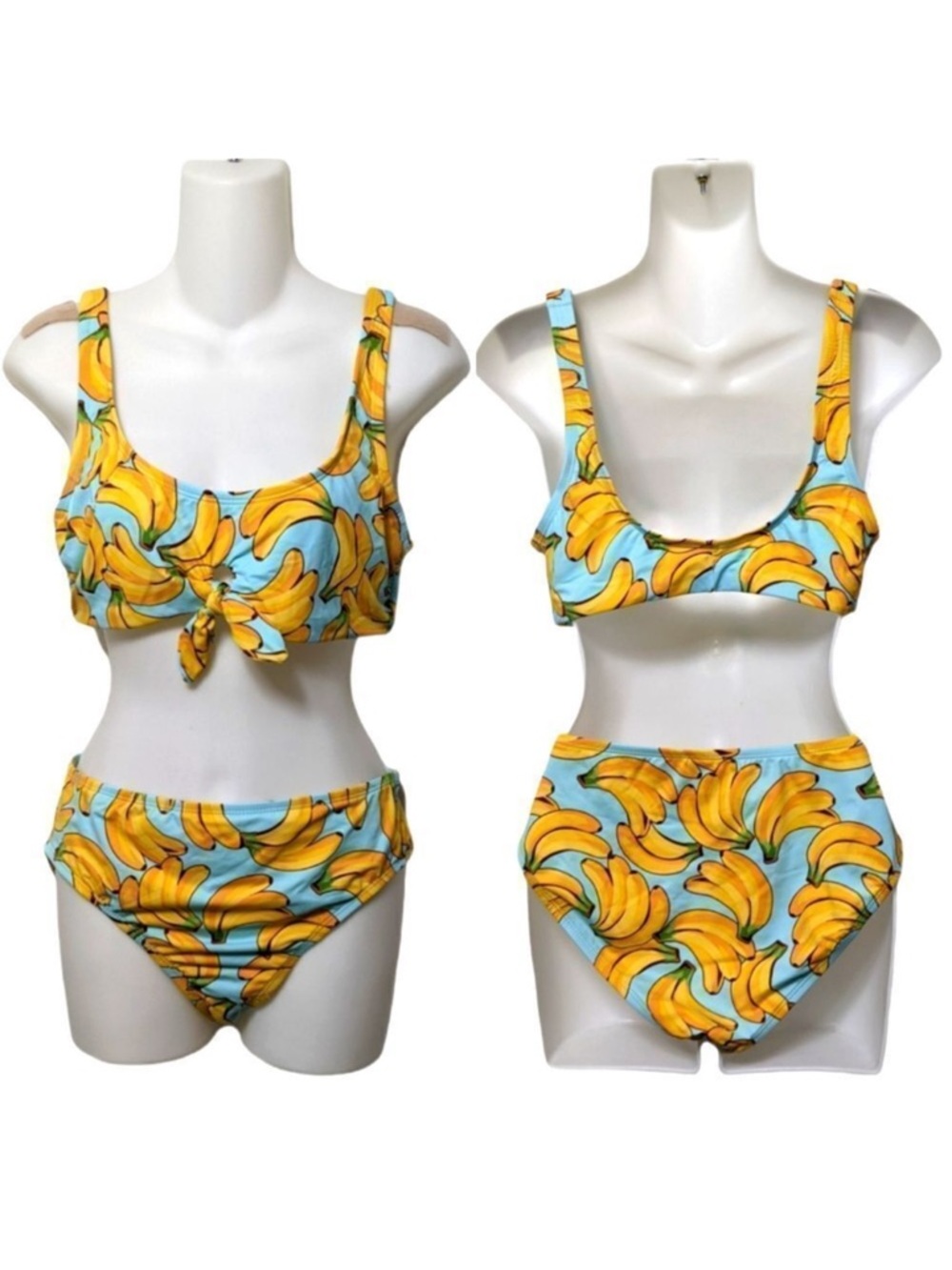 HOT COALS Gone Bananas Bralette Bikini Set L
